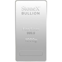 1 Kilo Coin Bar  Silver  StoneX